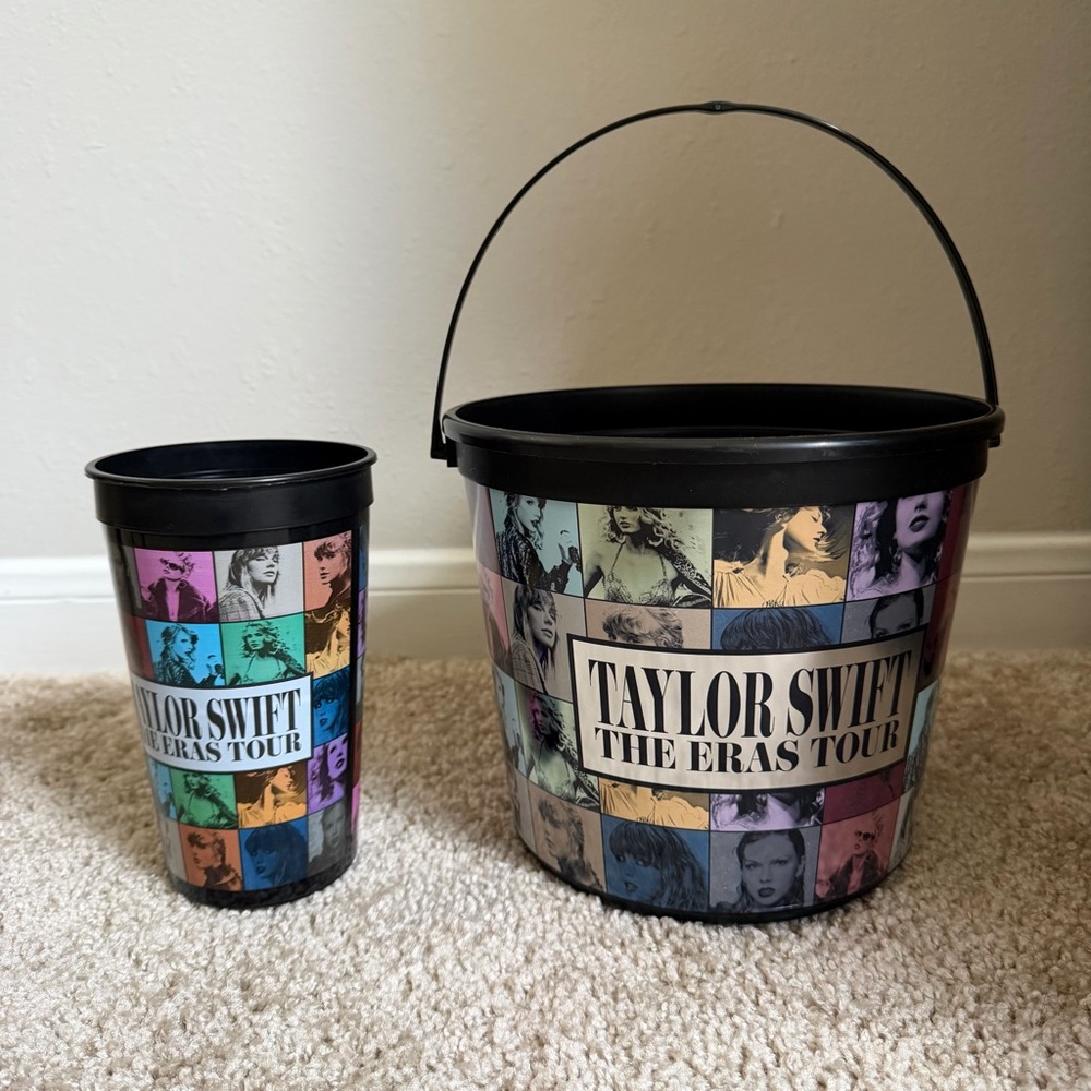 Taylor Swift Eras Tour Movie Popcorn Bucket & Cup – Exclusive